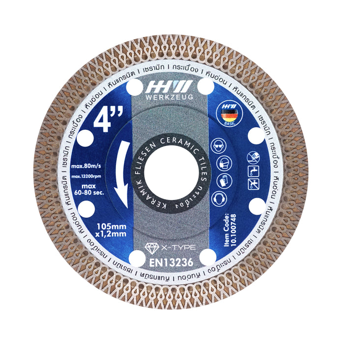 HHW ใบตัดเพชรเอ็กซ์เทอร์โบ / DIAMOND CUTTING DISC X-TURBO