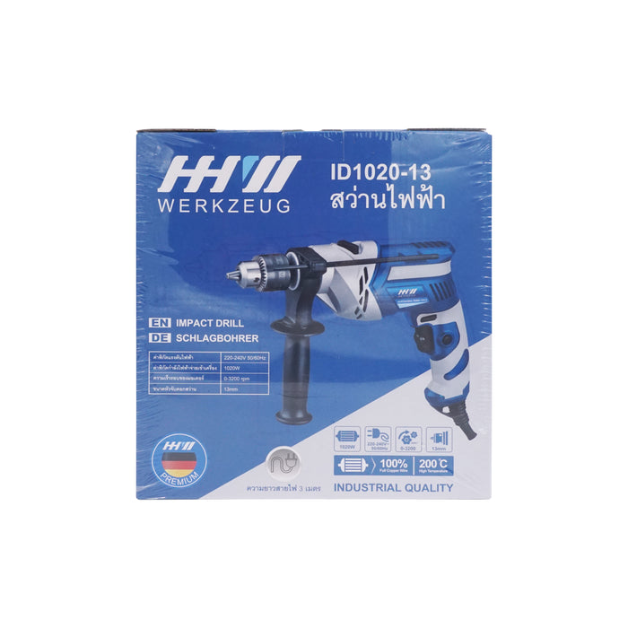 HHW สว่านไฟฟ้า ID1020-13 Impact Drill Machine ID1020-13