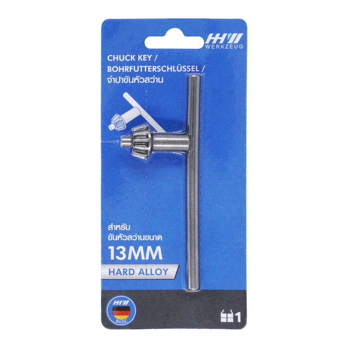 HHW จำปาขันหัวสว่าน 13 มม. Chuck Key 13 mm.