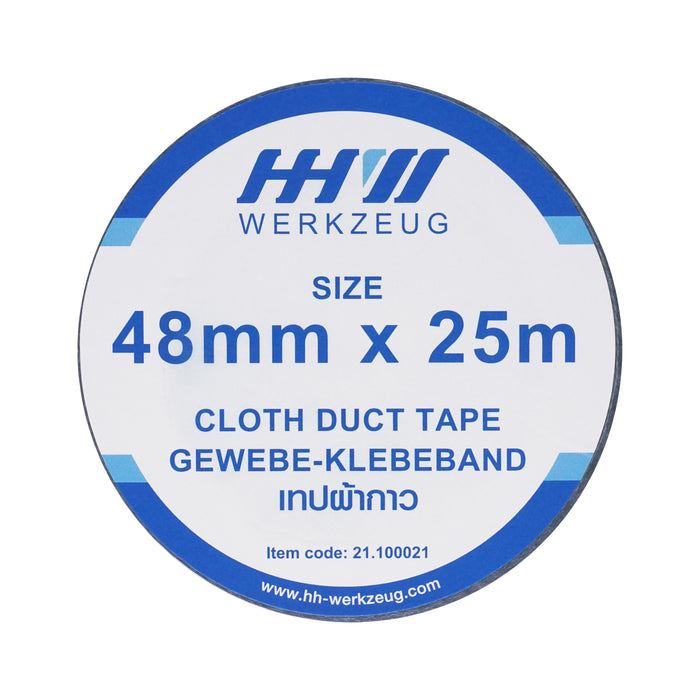 HHW เทปผ้ากาว ขนาด 48mm x 25m Cloth duct tape