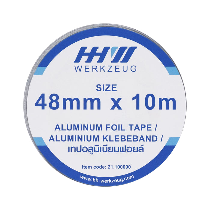 HHW เทปอลูมิเนียมฟอยล์ ขนาด 48mm x 10m Aluminum foil tape