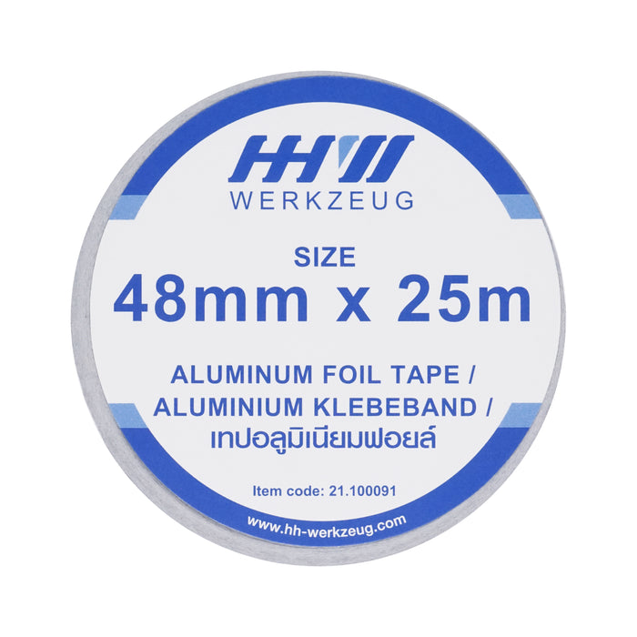 HHW เทปอลูมิเนียมฟอยล์ ขนาด 48mm x 10m Aluminum foil tape