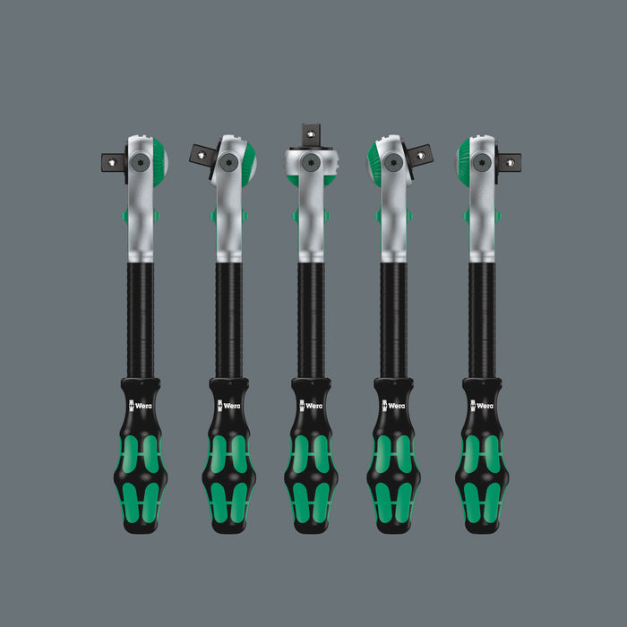 WERA 8100 SC 2 Zyklop Speed Ratchet Set, 1/2" drive, metric