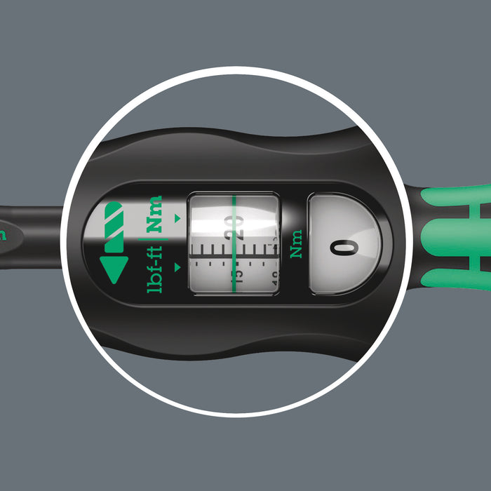 WERA Click-Torque A6, Torque wrench Hex 2,5 - 25 Nm