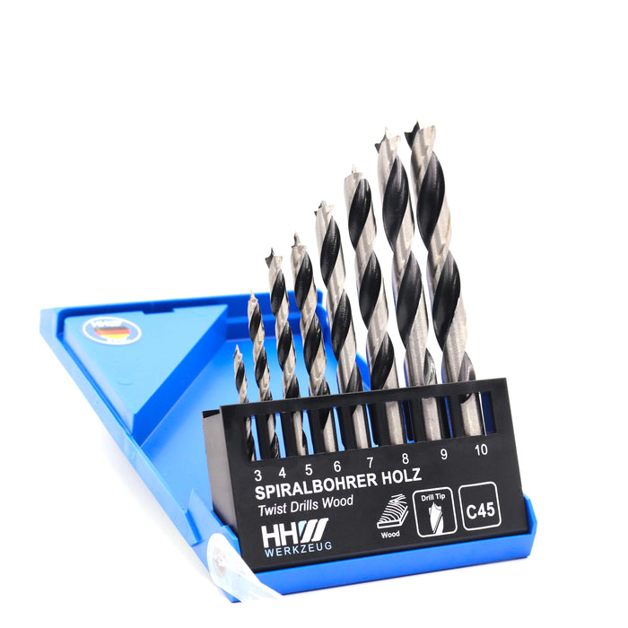 HHW ชุดดอกสว่านเจาะไม้ / TWIST DRILL BIT C45 SET