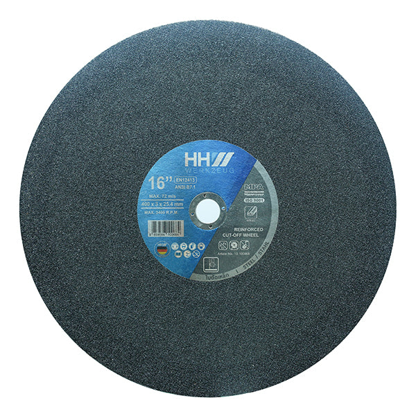 HHW ใบตัดเหล็กและสแตนเลส 4, 14, 16 นิ้ว / CUTTING DISC 4, 14, 16" FOR METAL AND STEEL