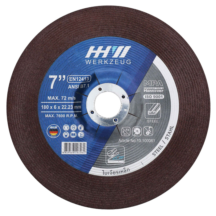 HHW ใบเจียรเหล็ก (หนา) งานก่อสร้าง / GRINDING WHEEL CONSTRUCTION