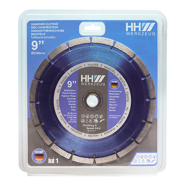 HHW ใบตัดเพชรงานก่อสร้าง / DIAMOND CUTTING DISC CONSTRUCTION