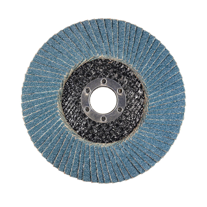 HHW ใบเจียรกระดาษทรายซ้อน หลังแข็ง / HARD TOP FLAP GRINDING DISC 4" ALUMINIUM OXIDE FOR METAL