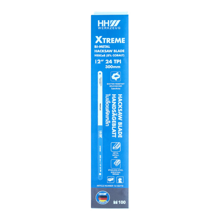 HHW ใบเลื่อยเหล็กและสแตนเลส เคลือบโคบอลต์ / HACKSAW BLADE XTREME BI-METAL HSSCO8