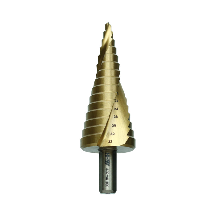 HHW ดอกสว่านทรงเจดีย์ HSS TIN / STEP DRILL BIT HSS TIN COATED