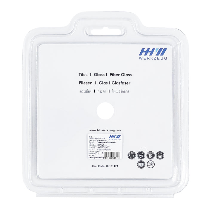 HHW ใบตัดเพชรสำหรับกระจก / DIAMOND CUTTING DISC FOR GLASS