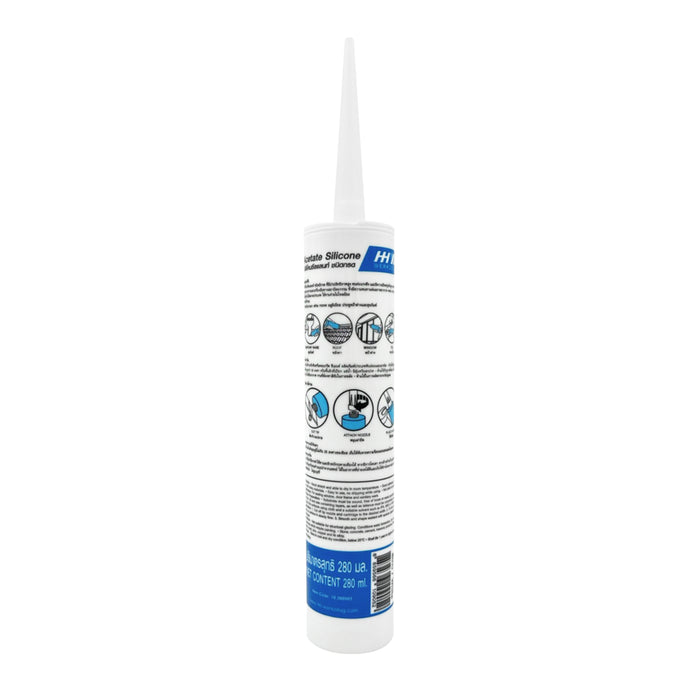 HHW ซิลิโคนซีลแลนท์ ชนิดมีกรด / ACETATE SILICONE SEALANT