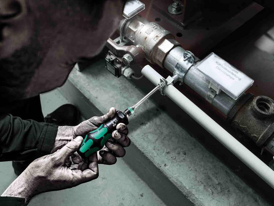 Wera ไขควง 826 T Kraftform Turbo bit-holding  พร้อม Rapidaptor หัวจับแบบปลดเร็ว